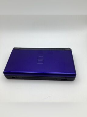 Nintendo DS Lite Handheld Cobalt & Black w/ stylus USG-001 Tested Authentic